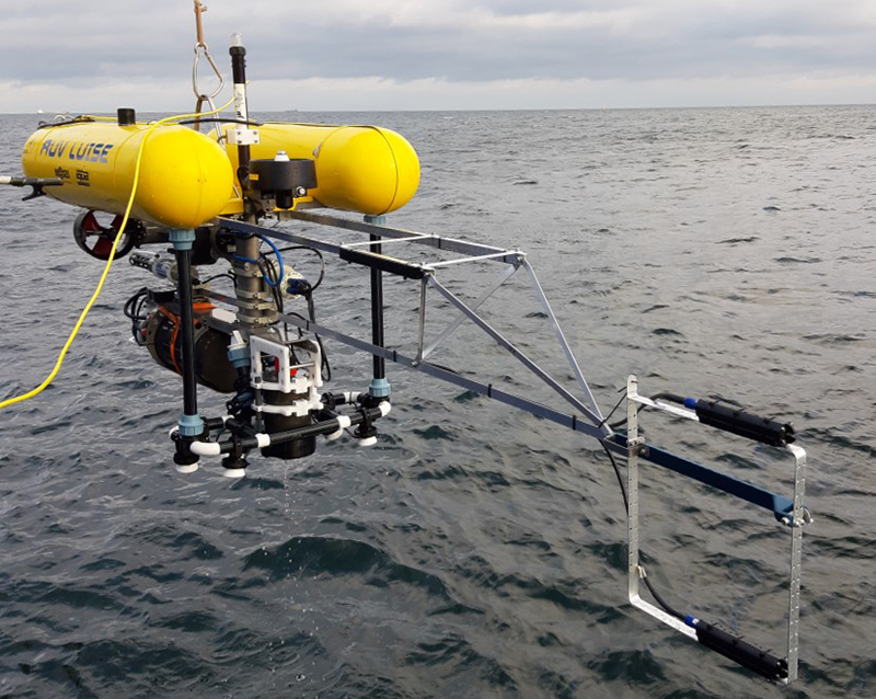 AUV "Luise“,  one of the underwater research platforms of GEOMAR's project BASTA